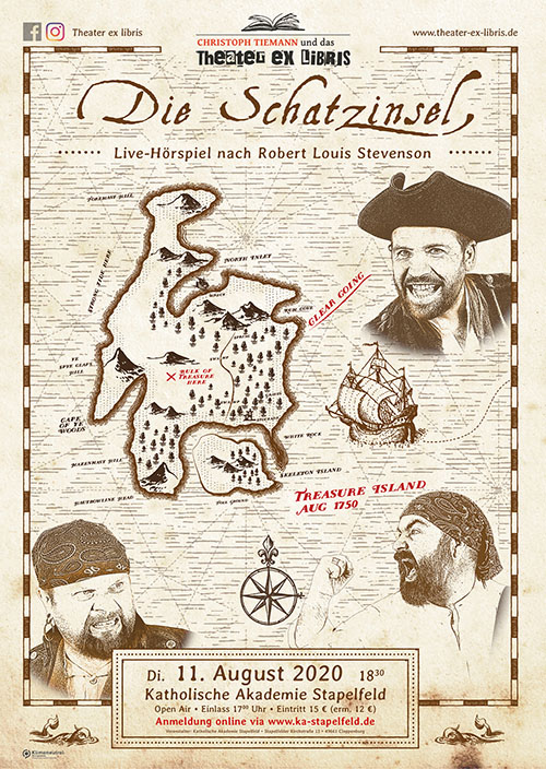 Theater ex libris: Die Schatzinsel - Live-Hörspiel Stapelfeld 2020