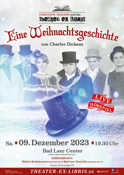 Christoph Tiemann & das Theater ex libris  Charles Dickens` Weihnachtsgeschichte in Bad Laer